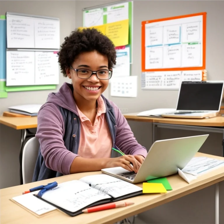 Motivierte Menschen beim Lernen mit digitalen Tools